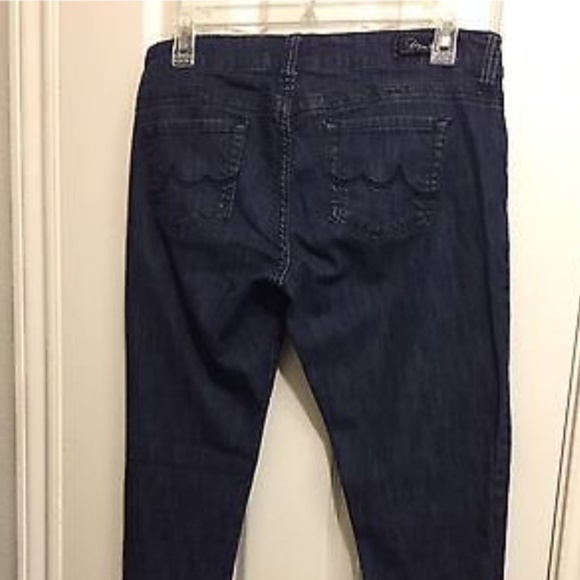 BU Malibu Dark Blue Skinny Stretch Jeans - Picture 3 of 5